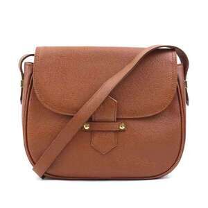 Yves Saint Laurent shoulder bag in brown leather. Free shipping for men and w...